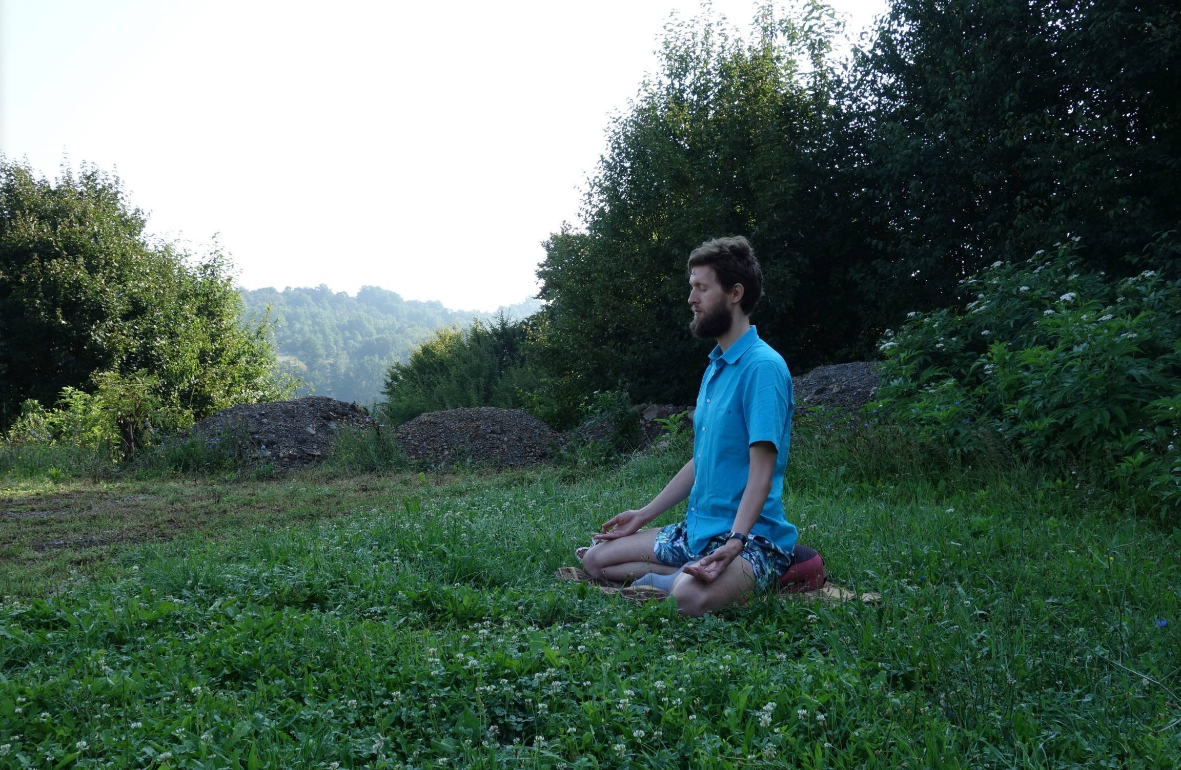 Klidová meditace v přírodě